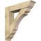 Ekena Millwork Olympic Traditional Rough Sawn Bracket w/ Offset Brace, Douglas Fir, 8"W x 36"D x 36"H BKT0806X36X36OLY01RDF - alternate 1